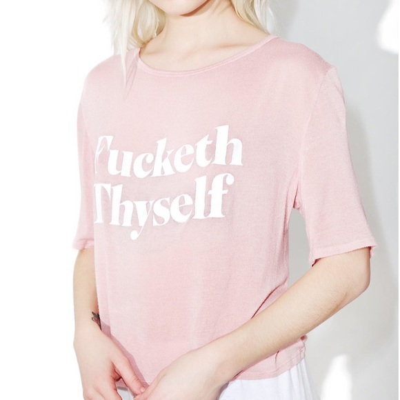 DAYDREAM NATION FUCKETH THYSELF TEE - Picture 5 of 6
